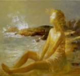 The Numinous Ocean - Oil on Canvas 28 x 30