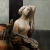 Violon - Oil on Canvas 25 x 30